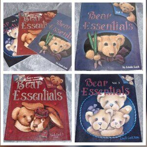 Bear Essentials Vol 1-2-3 Tole Painting Books by Linda Lock